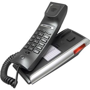 TELEFONO FIJO SOBREMESA KXT400 NEGRO MAXCOM - KTX400-BLACK
