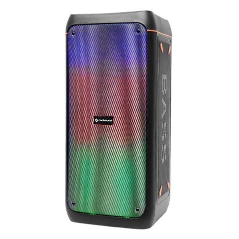 ALTAVOZ BLUETOOTH PARTY BOOM A390 2X8" 150W | 1 X MICROFONO COOLSOUND - CS0251-2