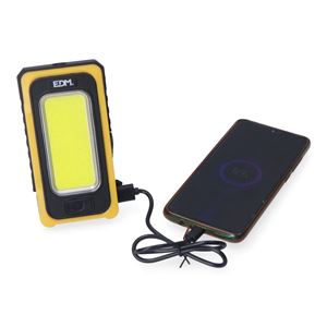 LINTERNA LED SOLAR RECARGABLE 10W COB 750 LUMENS - 36126-2