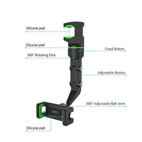 SOPORTE COCHE RETROVISOR C107 XO - XOC107-1