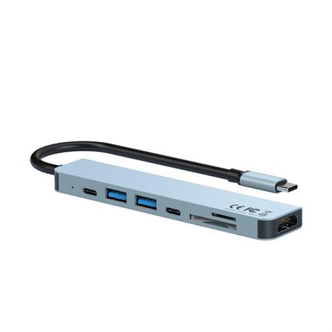 ADAPTADOR TIPO C HUB008 7 EN 1 XO - XOHUB008-2 ADAPTADOR TIPO C HUB008 7 EN 1 XO - XOHUB008-2