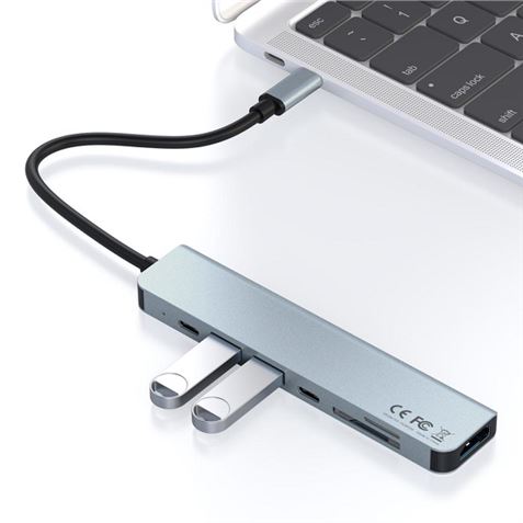 ADAPTADOR TIPO C HUB008 7 EN 1 XO - XOHUB008-3 ADAPTADOR TIPO C HUB008 7 EN 1 XO - XOHUB008-3