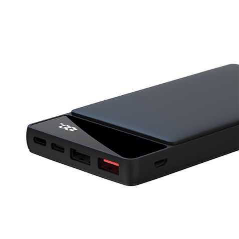 POWERBANK PR132 10000MAH | LCD | TIPO C 20W + USB | NEGRA XO - XOPR132BK-2