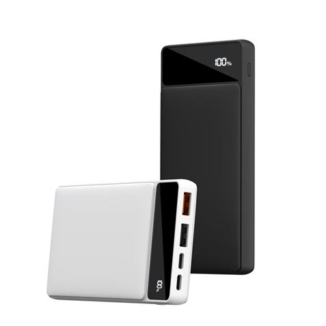 POWERBANK PR132 10000MAH | LCD | TIPO C 20W + USB | BLANCA XO - XOPR132WH-1