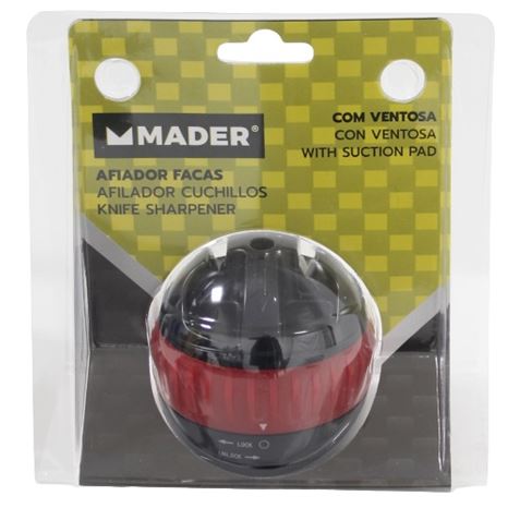 AFILADOR DE CUCHILLOS CON VENTOSA MADER - 61412-2