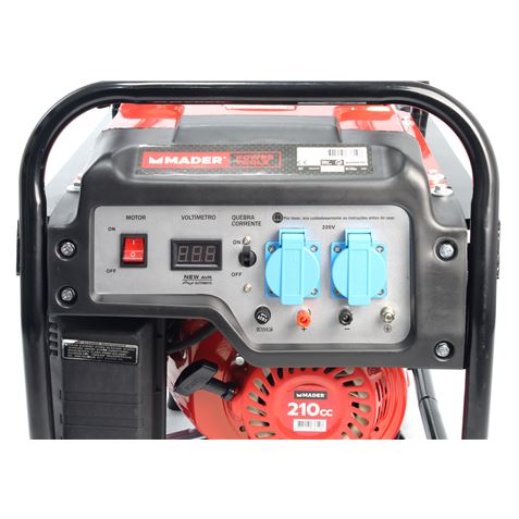 GENERADOR GASOLINA MONOFASICO 3.0 Kva MADER - 63610-1