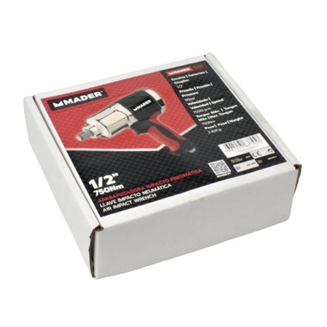 LLAVE DE IMPACTO NEUMATICA 1/2" 750Nm MADER - 63745-3