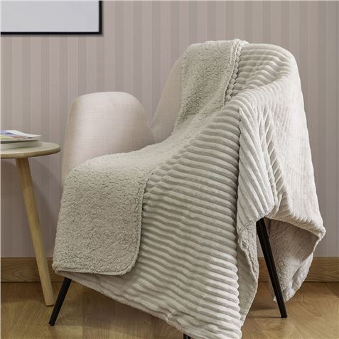 MANTA SEDALINA SHERPA PARIS BEIGE 120X150 HBS - 5054771101