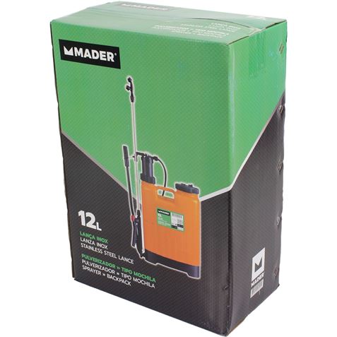 SULFATADORA DE ESPALDA MANUAL 12 LITROS MADER - 49091-2