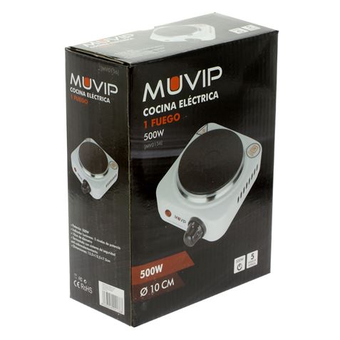 REACONDICIONADA COCINA ELECTRICA 1 FUEGO 500W MUVIP - MV0156-1 (2)