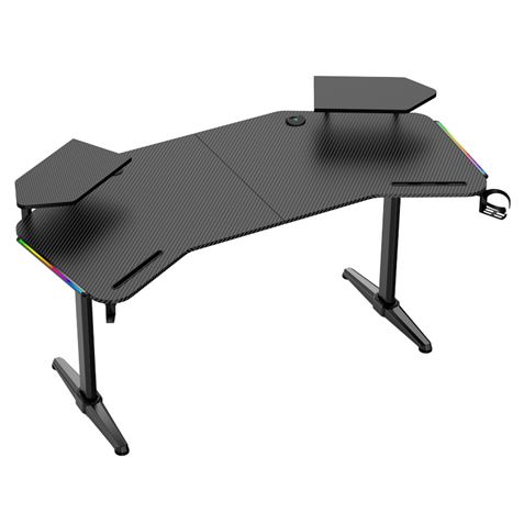 MESA GAMING PRO1500 XL FIBRA CARBONO | LUZ RGB SOUND MUVIP - MV0442-3