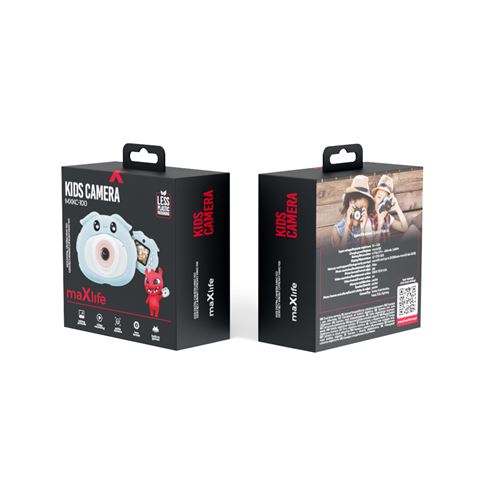 CAMARA INFANTIL CON JUEGOS MXKC-100 AZUL MAXLIFE - MXKC100BLUE-2