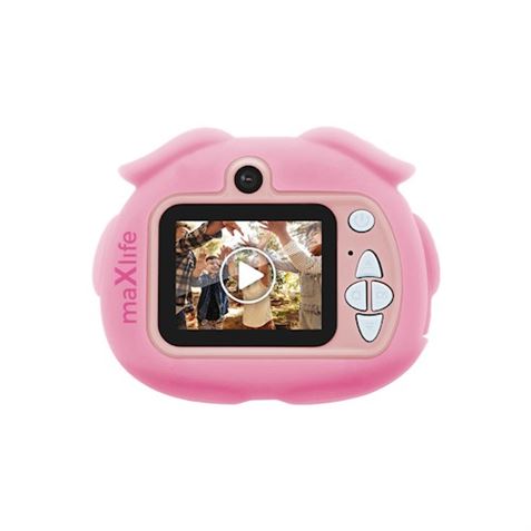 CAMARA INFANTIL CON JUEGOS MXKC-100 ROSA MAXLIFE - MXKC100PINK-1