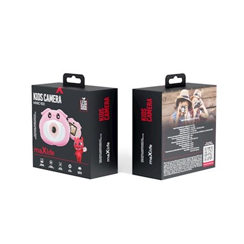 CAMARA INFANTIL CON JUEGOS MXKC-100 ROSA MAXLIFE - MXKC100PINK-2