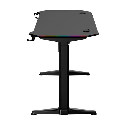 MESA GAMING PRO1600 XL MOTORIZADA FIBRA CARBONO | LUZ RGB SOUND MUVIP - MV0443-2