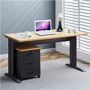 MESA DE ESCRITORIO MS700 140X70X75CM + CAJONERA MUVIP - MV0415