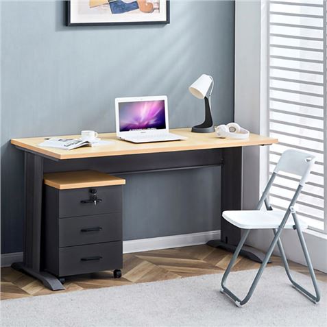 MESA DE ESCRITORIO MS700 140X70X75CM + CAJONERA MUVIP - MV0415_04