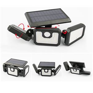 REACONDICIONADO FOCO SOLAR TRIPLE CON SENSOR 800LM ELBAT - EB0375-1