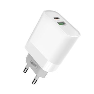 REACONDICIONADO CARGADOR DE CORRIENTE L64 18W TIPO C + USB QC 3.0 XO
