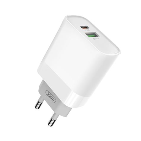 REACONDICIONADO CARGADOR DE CORRIENTE L64 18W TIPO C + USB QC 3.0 XO - XOL64