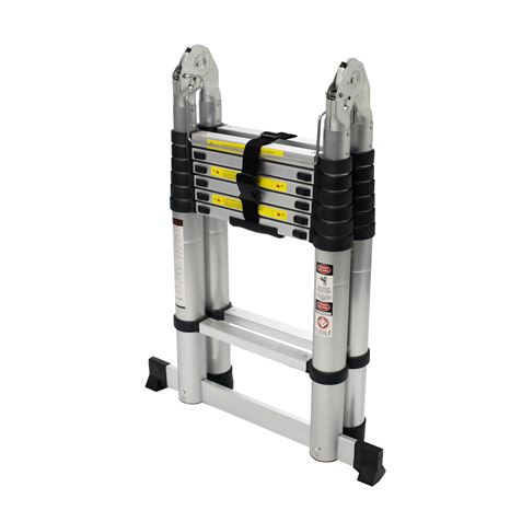 ESCALERA ARTICULADA 7+7 PELDAÑOS 4.4 MTS MADER - 10059-2