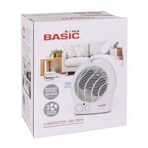 CALEFACTOR REGULABLE 1000-2000W 3 POSICIONES HOME BASIC - BE02010574534-1