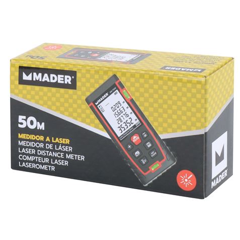 MEDIDOR LASER 50 METROS MADER - 84660-3