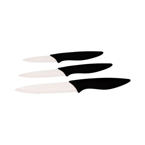 KIT ESTUCHE 3 CUCHILLOS CERAMICOS - 76307_2 KIT ESTUCHE 3 CUCHILLOS CERAMICOS - 76307_2