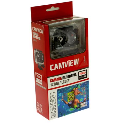 REACONDICIONADA CAMARA DEPORTIVA FULL HD 1080P 12MPX | LCD 2" | CAMVIEW - CV0134-5