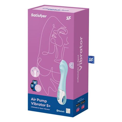 VIBRADOR AIR PUMP VIBRATOR 5 CON APP SATISFYER - 4061504038544-1