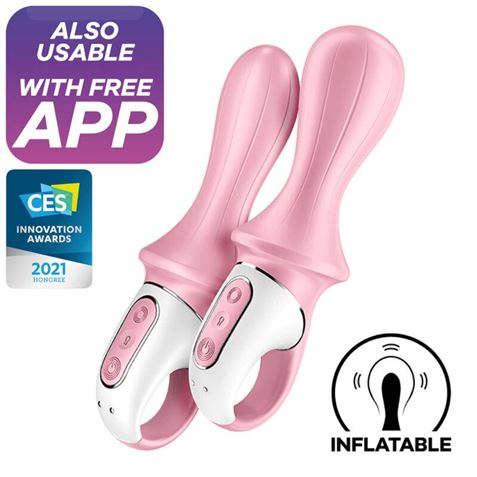 VIBRADOR ANAL AIR PUMP BOOTY 5 CON APP SATISFYER - 4061504038551-2