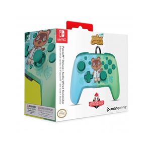 MANDO GAMEPAD FACEOFF DELUXE ANIMAL CROSSING NINTENDO SWITCH PDP - 708056068264-1
