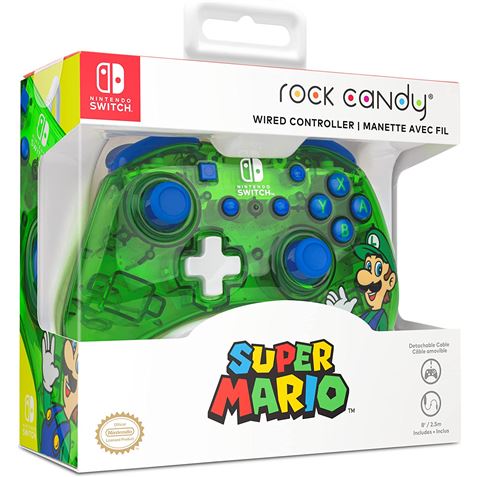 MANDO GAMEPAD ROCK CANDY NINTENDO SWITCH LUIGI PD - 708056068486-1 MANDO GAMEPAD ROCK CANDY NINTENDO SWITCH LUIGI PD - 708056068486-1