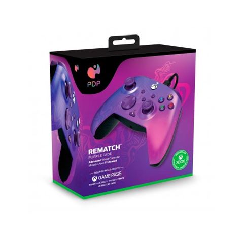MANDO GAMEPAD PC/XBOX REMATCH WIRED PURPLE PDP - 708056069186-1 MANDO GAMEPAD PC/XBOX REMATCH WIRED PURPLE PDP - 708056069186-1
