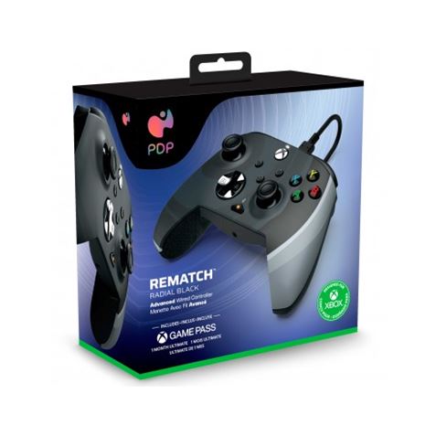 MANDO GAMEPAD PC/XBOX REMATCH WIRED BLACK PDP - 708056069193-1 MANDO GAMEPAD PC/XBOX REMATCH WIRED BLACK PDP - 708056069193-1