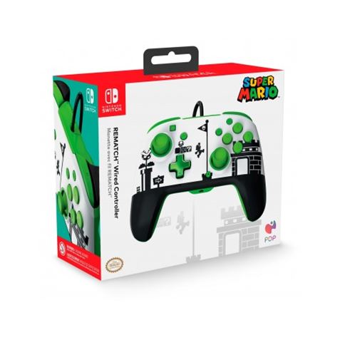 MANDO GAMEPAD REMATCH WIRED NINTENDO SWITCH MARIO RETRO PDP - 708056069704-1 MANDO GAMEPAD REMATCH WIRED NINTENDO SWITCH MARIO RETRO PDP - 708056069704-1