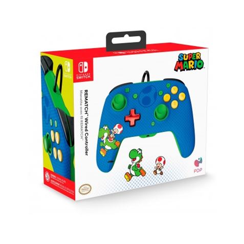 MANDO GAMEPAD REMACHT WIRED NINTENDO SWITCH YOSHI PDP - 708056069735-1