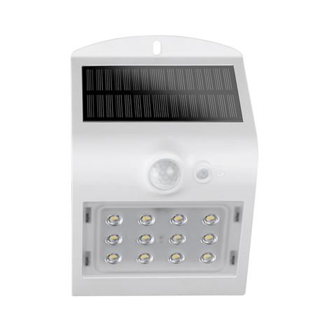 APLIQUE LED SOLAR 1.5W 220LM DOBLE ILUMINACIÓN BLANCO ELBAT - EB0436-1