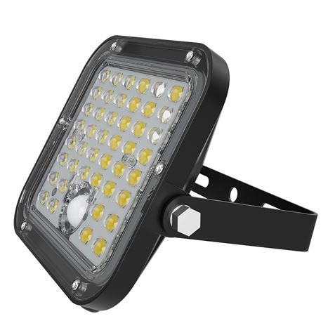 FOCO LED SOLAR 10W 1500LM CON SENSOR + MANDO ELBAT - EB0438-3