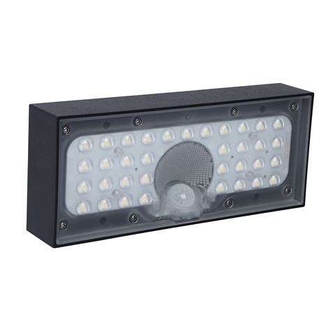 APLIQUE LED SOLAR MODERN 6W 800LM NEGRO ELBAT - EB0441-2