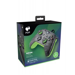 MANDO GAMEPAD PC/XBOX NEON CARBON WIRED PDP - 708056068899-1