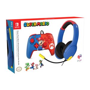 PACK AURICULAR LVL40 + MANDO FACEOFF MARIO PDP - 708056070298 PACK AURICULAR LVL40 + MANDO FACEOFF MARIO PDP - 708056070298