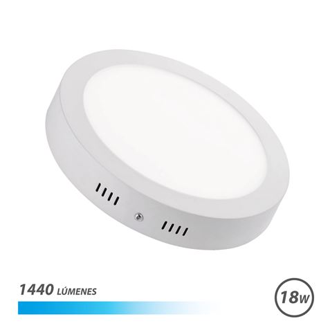 DOWNLIGHT CIRCULAR SOBRE PARED LED 18W LUZ FRIA ELBAT - EB0183