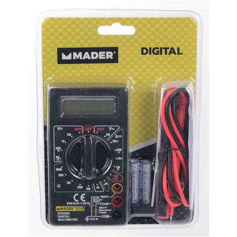 MULTIMETRO DIGITAL DT830D MADER - 61006-1
