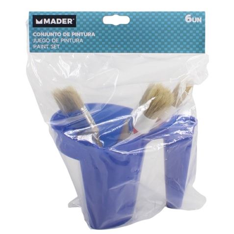 KIT DE PINTURA 6 PCS MADER - 68119-1