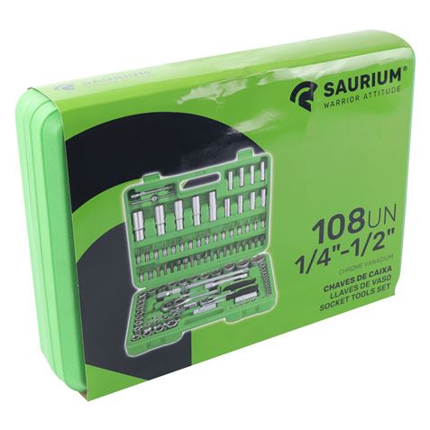 MALETIN HERRAMIENTAS C.V. 108 PIEZAS MADER - 48665-3