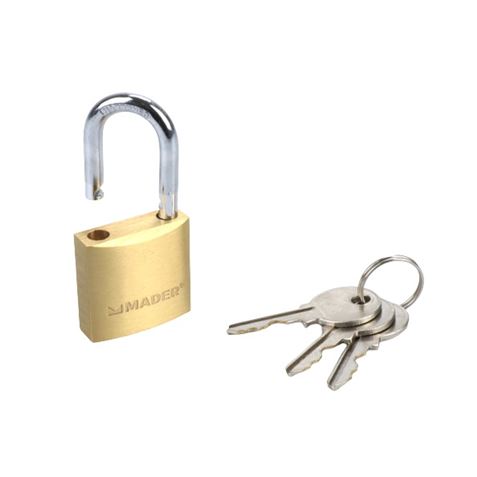 CANDADO LATON, 30 MM MADER - 31186-1