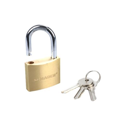 CANDADO LATON, 50 MM MADER - 31188-1