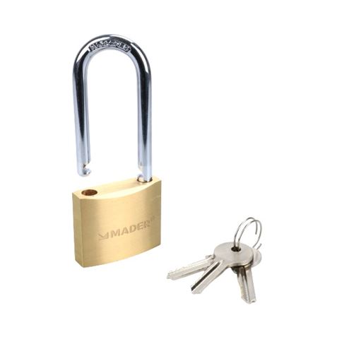 CANDADO LATON LARGO, 50MM MADER - 31191-1