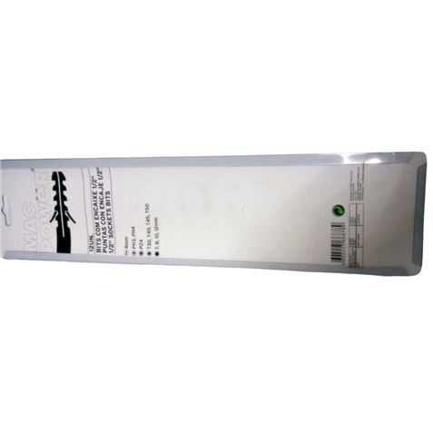 PUNTAS ANCLAJE 1/2" 12 PCS MAC POWER - 66878-1